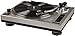 Crosley C100 Belt-Drive Turntable with S-Shaped Tone Arm with Adjustable Counterweight, Silverthumb 1