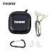 tikono in Ear Headphone, Earbud Headphones with Mic, Sports Earphone, Wired Headset, Top Stereo Bass 3.5mm Jack Headset Including Storage Bag with Carabiner