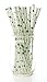 Shamrock Straws (25 pack) - St. Patrick's Day Party Straws, Green Shamrock, Irish Clover