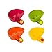 Dip Clips(Set of 4) Amytalk Colorful Plate Grab Clip-on Dip Holders Tomato Sauce Salt Vinegar Sugar Flavor Spices Dip Bowl Party Ware