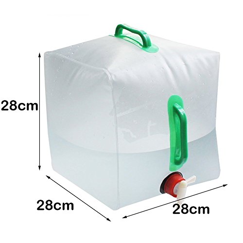 image for LoveHome [2 PACK] Collapsible Water Container - 5 Gallon/20L Portable 