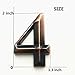 HopeWan Mailbox Numbers 2 Inch, Self Adhesive Door Address Number Stickers for Office Home Room, 3D Style.(2