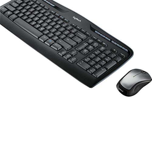 Logitech MK335 Wireless Keyboard and Mouse Combo - Black/Silver - Image 2