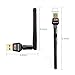 ANEWISH WiFi Adapter, ac 600 WiFi Card Dual Band 5.8Ghz & 2.4Ghz USB WiFi Wireless Network Adapter for PC Laptop Desktop, Support Windows 10/8.1/8/7/XP/Vista/2000, Mac OS X 10.4-10.13