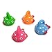 Fajiabao Bath Toys Bathtub Toy Fishing Game with Cute Spotted Fishes 4 pcs and Fishing Rod, Toy Bath Time Fun Best Gift for Toddlers Boys Girls Kids Children(Color Vary)