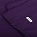 NICETOWN Blackout Valance Short Curtains - Thermal Insulated Window Curtain Top Treatment Ascot Rod Pocket Valances Tiers for Loft/Bathroom/Kids Room/Kitchen, 52W by 18L in, Royal Purple, 1 Pc