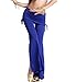 ZLTdream Women's Belly Dance Slit Pants Milk Silk