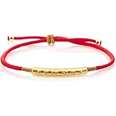Buddha & Karma Tibetan Red String Bracelet - Handmade Buddhist Lucky Charm for Protection, Good Fortune & Positive Energy - Spiritual Bracelet for Men & Women - Adjustable Bracelets for Daily Wear