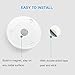 AMIR Upgraded 3.15” Motion Sensor Light Indoor, Cordless Battery Powered Stick on LED Night Lights for Closet, Stair, Under Cabinet, Hallway, Kitchen (Warm White - Pack of 3)