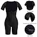 QUAFORT Full Body Shapewear Sauna Suit Neoprene Sweat Bodysuit Gym Shaper with Sleeve
