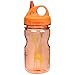 Nalgene Grip 'n Gulp Kids Water Bottle - BPA Free - 12 oz. - Orange w/Giraffe