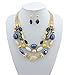 Bocar Coloful Personalized Strand Layer Statement Chunky Necklace for Women Gifts