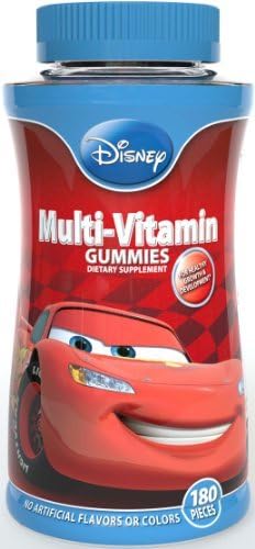 Disney Cars Multi Gummies, 180 Count (Pack of 3)