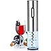 Electric Wine Opener Rechargeable, GOSCIEN Automatic Wine Bottle Opener 4-in-1 Set Gift, Upgraded Electric Wine Corkscrew with Foil Cutter, Vacuum Stopper and Wine Pourer, Battery Indicator Light