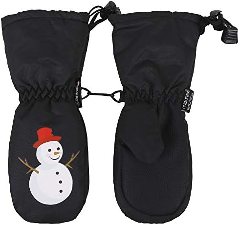 ThunderCloud Kid's Boys&Girls Waterproof Wind Resistant Winter Ski Mitten Gloves
