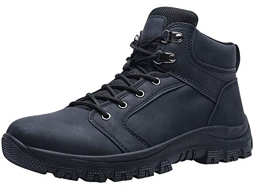 Caitin Men's Insulated Cold-Weather Boots Durable Hiking Boots (Best Material For Cold Weather)