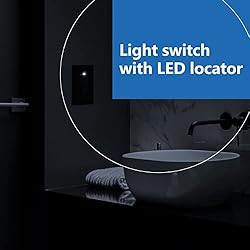 LIDER Minimalist Design Matte Finish Lighted Double