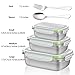 Stainless Steel Bento Lunch Box with Lids aammaxs Food Containers - Set of 5 Stainless Steel Leak Proof Meal Prep Containers, Dishwasher Freezer Safe and BPA Free