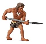 CollectA Prehistoric Life Neanderthal Man with Spear Toy Figure - Authentic Hand Painted & Paleontologist Approved Model