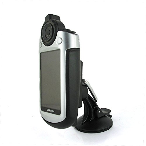 Khanka Vehicle Windscreen Windshield Suction Cup Car Mount Cradle Holder Bracket with Car Dash Sticky Adhensive Mount For Garmin Oregon 200 300 400t 400i 400c 450 450t 550 550t GPSMAP 62 62s 62st 62sc 62stc Colorado 300 400c 400i 400t Montana 600 650 650T Dakota 10 20 Approach G3 G5 eTrex 10 20 30 Rino 610 650 655T Astro 32 GPS GPS Navigators (Sticky mount for all Garmin Nuvi GPS Cradle)