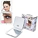 10x Magnifying Compact Folding Double Mirror | Makeup & Beautifying Mirror + Magnification for Blackheads/Blemishes/Hair Removal |Pocket Size, Double-Sided, Lightweight ● Perfect for Travel