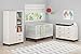 Cosco Kids Furniture Leni 6 Drawer Dresser with Changing Table, White and Coffee House Plank