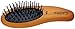 Spornette Carry On Wooden Handle Oval Cushion Mini Hair Brush #30-C Travel Size Brush Fits in Purse or Carry-On Bag for Quick Brush Outs, Detangling, Styling, Smoothing Thick, Normal & Thin Hair