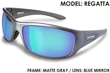 NEWPORT POLARIZED Regatta Matte Grey with Polarized Blue Mirror