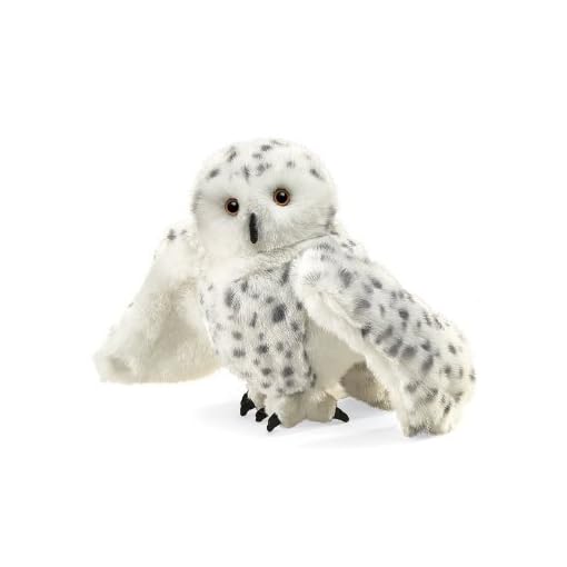 Folkmanis Snowy Owl Hand Puppet - Image 3