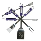 NFL Minnesota Vikings 4-Piece Barbecue Set