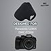 MegaGear ''Ultra Light'' Neoprene Camera Case Bag with Carabiner for Panasonic Lumix DMC-FZ300 Digital Camera (Black) (MG626), PU Leather