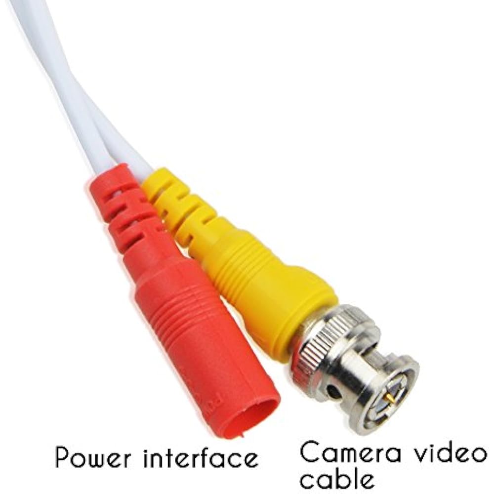 4332024197 2Pack 25ft HD Video Power Security Camera Cables PreMade