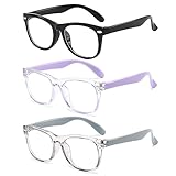 FANNYGO 3 Pack kids Blue Light Blocking Glasses For