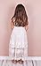 Bow Dream Off White Black A-line Sleeveless Vintage Lace Flower Girl's Dress