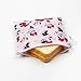 Bumkins Disney Reusable Sandwich and Snack Bags, for Kids School Lunch and for Adults Portion, Washable Fabric, Waterproof Cloth Zip Bag, Travel Pouch, Food-Safe, Large, Minnie Mouse Classic