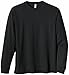 econscious Men's 100% Organic Cotton Long Sleeve Tee (Black, X-Large)