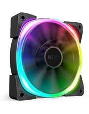 NZXT AER RGB 2-120mm - Advanced Lighting Customizations - Winglet Tips - Fluid Dynamic Bearing - LED RGB PWM Fan for Hue 2