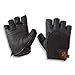 Valeo Padded Ocelot Lifting Gloves, Gym Gloves, Workout Gloves, Exercise Gloves for Powerlifting, Cross Training, Rowing for Men & Women, L (Fits 9 - 10 inches), Black