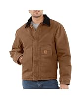 Carhartt J22 Men's Sandstone Traditional Arctic-Quilt-Lined Jacket