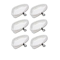 goLEDgo 6Pack Replacement Pads Compatible with H2O T1 Steamboy Steam Mop ...