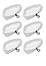 6 Replacement Pads Compatible with H2O H20 Steam Mop