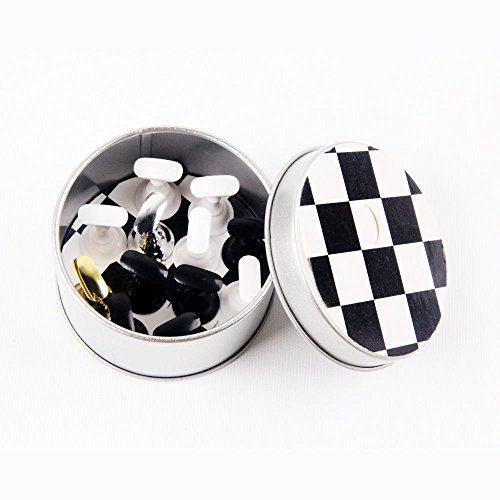 BQAN 12Pcs Chess Board Magnetic Nail Tip Crystal Stand Set Salon Display Holder Set