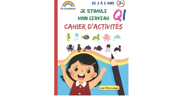 Je Stimule Mon Cerveau Qi Cahier D'activités Pour Les Enfants De 3 À 5 Ans:  Livre De Jeux D'éveil Et Exercices Éducatifs Et Ludiques | Idéal Pour Les  ... Algorithmes Symétrie (French
