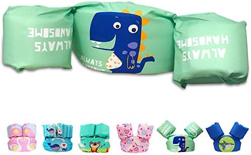 JIWINNER Swim Vests Flotation Jacket Swim Belt Learn to Swim Device Toddler Floaties Device for Pool 30-50 lbs