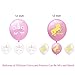 60 PCS Balloons Unicorn Party Balloons Decorations 12 Inches Golden/Purple Paper Confetti,Rose Gold/Pink Latex Balloons for Party Girls Baby Shower Birthday Decoration Supplies