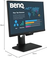 BenQ BL2381T 22.5 inch IPS Monitor 1920x1200 WUXGA HDMI DP DVI VGA 5ms Black view 8