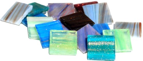 Mosaic Mercantile Color Family Glass Tile, Spark Met, 1-Pound