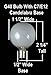 25 Foot G40 Outdoor Patio String Lights with 25 Red Globe Bulbs – Indoor Outdoor String Lights – Market Bistro Café Hanging String Lights – C7/E12 Base - Black Wire