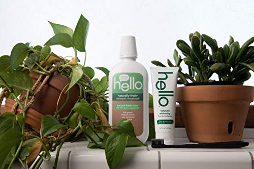 Hello Naturally Fresh Antiseptic Alcohol Free Mouthwash, Natural Fresh Mint with Farm Grown Peppermint, Fluoride Free… - Image 6