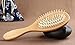 Bamboo Hair Brush For Thick, Straight, Long, Curly, Wavy, Short Hair, Bamboo Bristles Pin Hairbrush Scalp Massage Improve Hair Health, Large Detangling Hair Brushes
